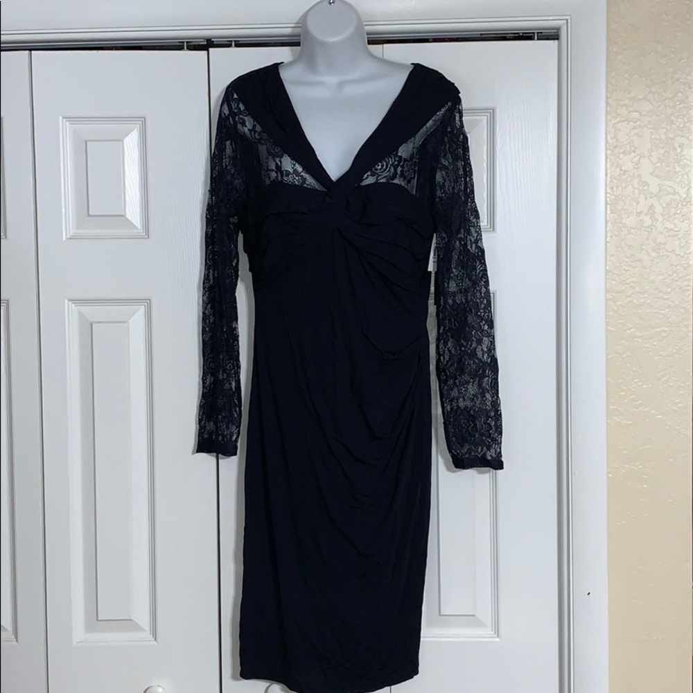 New David Meister Navy Dress; Size 12